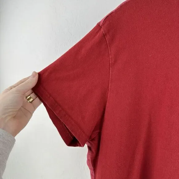 Avatar: The Last Airbender Fire Nation Dark Red Firebender T-Shirt L Color Block - Picture 2 of 9